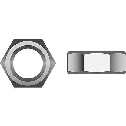Hex Nut, #10-24, Stainless Steel, 4-1871