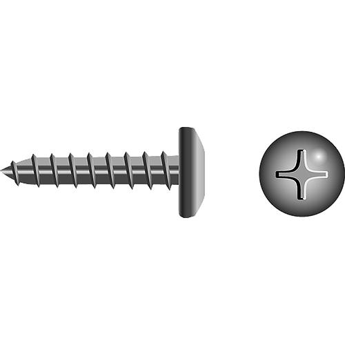 8x5/8" SS Pan Head Screw, 4-0179