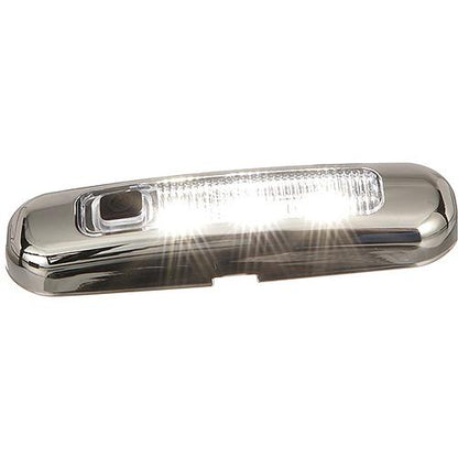 Seachoice LED Surface Mount Area Light with On/Off Switch, 316 Stainless Steel, White Light, 220 Lumens