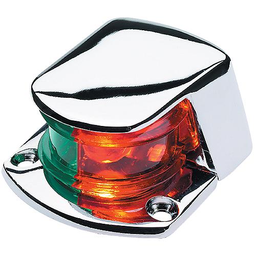 Seachoice Bow Light, Marine Navigation, Chrome Bi-Color, 2.75 In.