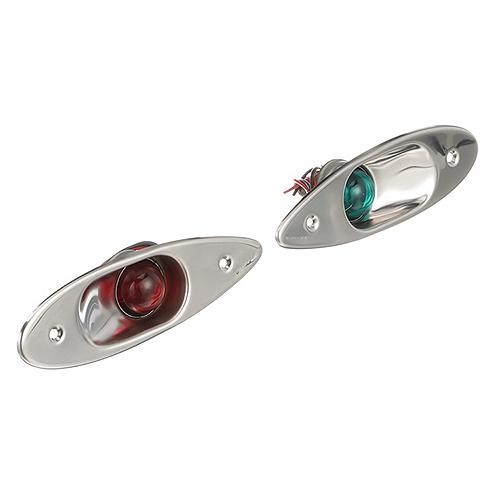 Seachoice Corrosion-Resistant Stainless Steel Side Light, Boat Navigation, Flush Mount