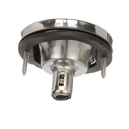Round Navigation Transom Light w/ Stainless Steel Flange