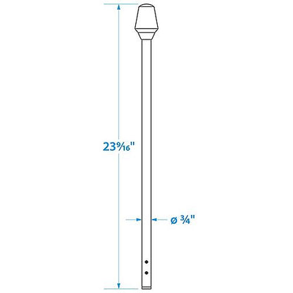 Spare Pole Light Only (Frosted)