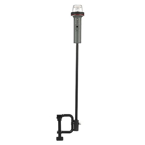 Seachoice  Portable Battery-Operated Boat Navigation Stern Light, Horizontal Clamp Mount
