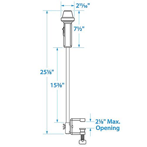 Portable Sternlight w/bracket