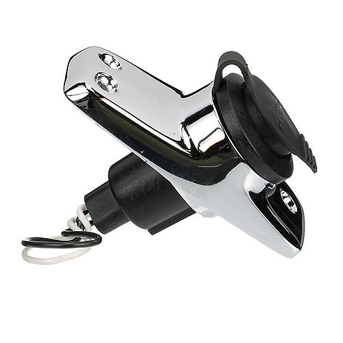 Seachoice Chrome-Plated Spare Light Base Assembly, Plug In, Waterproof Snap-On Cover