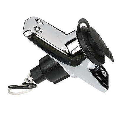Seachoice Chrome-Plated Spare Light Base Assembly, Plug In, Waterproof Snap-On Cover