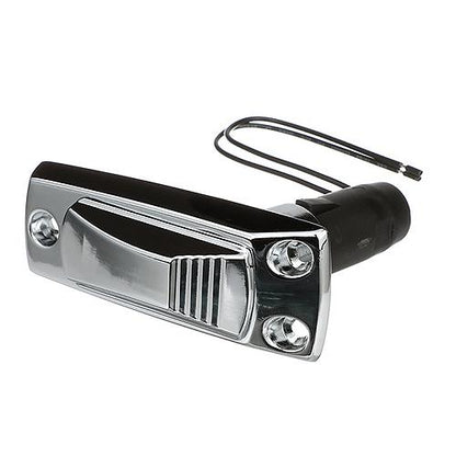 Seachoice All-Round White Light Spare Base, Zamak Die-Cast, Perma-Plate, Chrome Finish