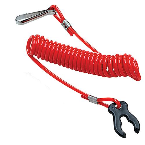 Seachoice Universal Kill Switch Replacement Lanyard, Red