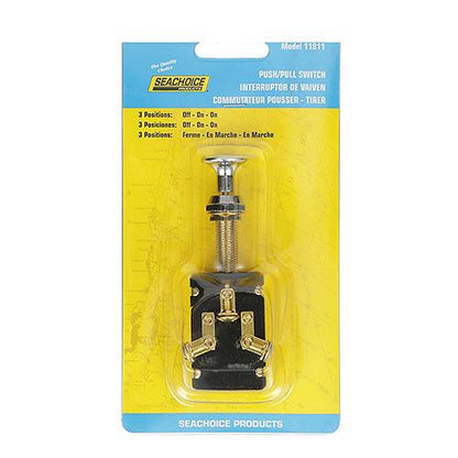 Seachoice Heavy Duty 3-Position Push-Pull Switch