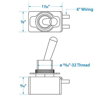 Toggle Switch Seachoice 12071