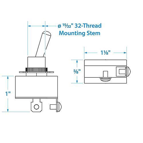 Toggle Switch Off-On