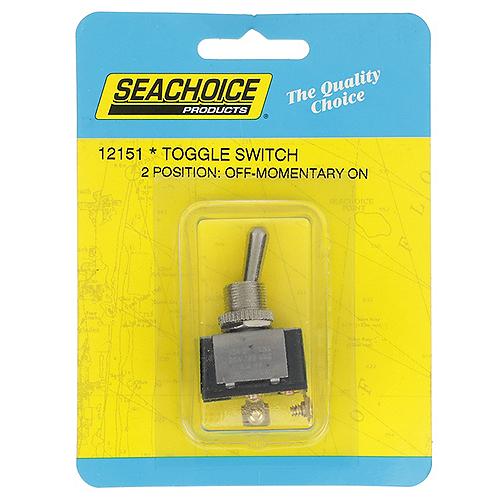 Seachoice 2-Position Heavy Duty Toggle Switch, Off/Momentary On