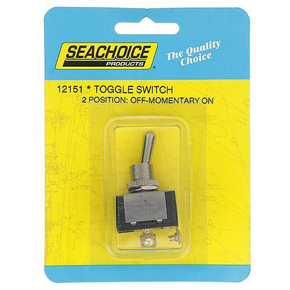 Seachoice 2-Position Heavy Duty Toggle Switch, Off/Momentary On