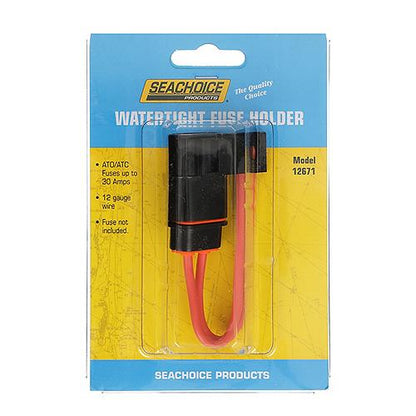 Seachoice in-Line Fuse Holder, Waterproof, 30 Amp Fuse