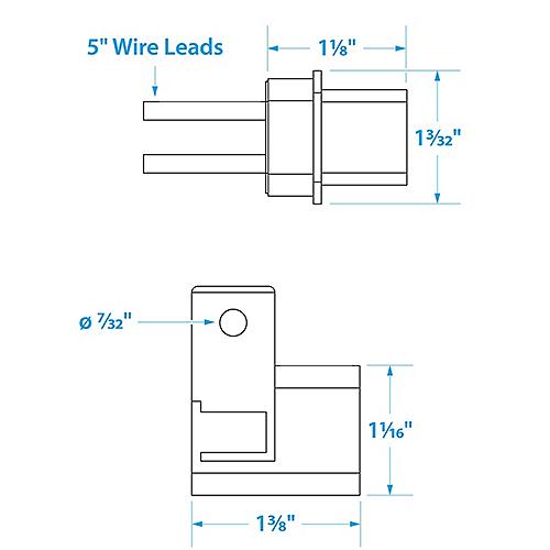 Seachoice in-Line Fuse Holder, Waterproof, 30 Amp Fuse