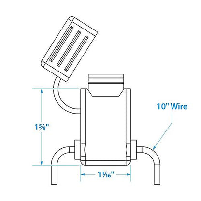 Seachoice In-Line Fuse Holder, Waterproof, 30 Amp Fuse
