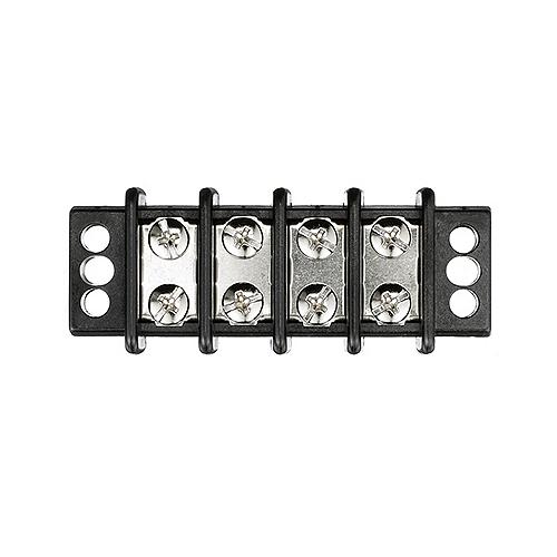 Seachoice Terminal Block, 4-Gang, Brass Clips and Contacts