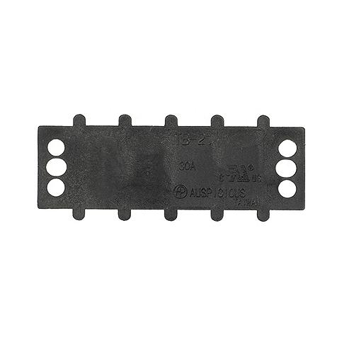 Seachoice Terminal Block, 4-Gang, Brass Clips and Contacts