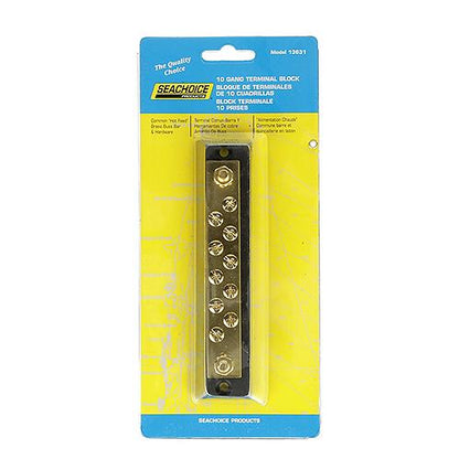 Terminal Block 10 Gang Seachoice 13631