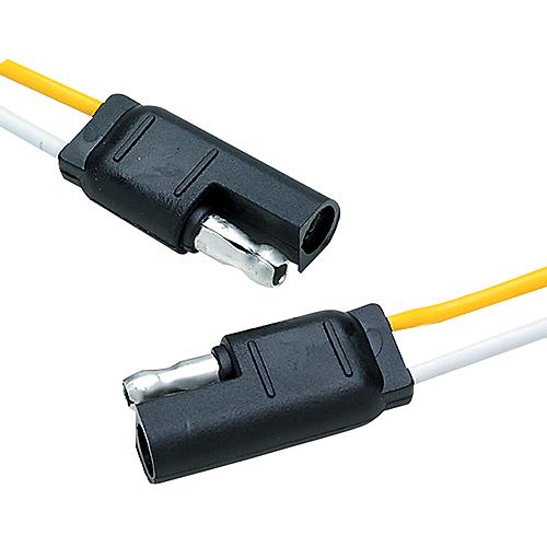 Seachoice 2 Pole Wire Connector, Male/Female, 12 In. Lead