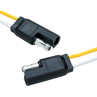 Seachoice 2 Pole Wire Connector, Male/Female, 12 In. Lead