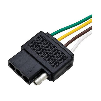 Seachoice 4 Pole Flat Female Trailer Connector for Car Side, 50-13901