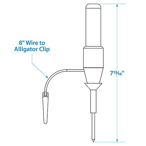 Seachoice Circuit Tester, 6V or 12V, Includes 8-Inch Wire w/ Alligator Clips