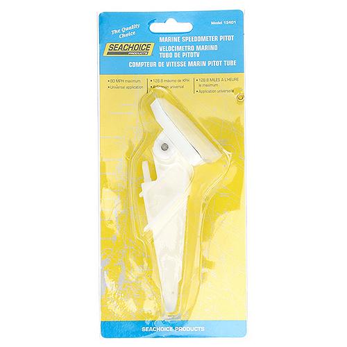 Seachoice Universal Marine Speedometer Pitot Tube, White Finish