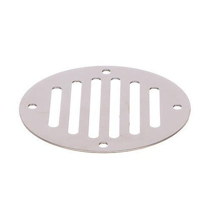 Seachoice Round Ventilator Cover, 3-1/4 In. Diameter, Stamped Stainless Steel