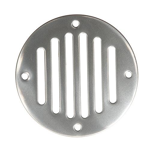 Seachoice Round Ventilator Cover, 3-1/4 In. Diameter, Stamped Stainless Steel