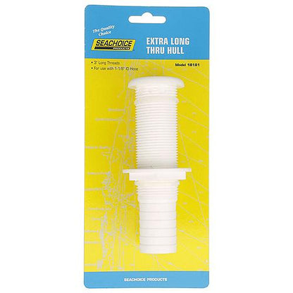 X Long Thruhull 1-1/8 Wht Plas