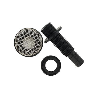 Seachoice Thru-Hull Strainer Mount With Aerator Screen, Fits 3/4 In. Hose