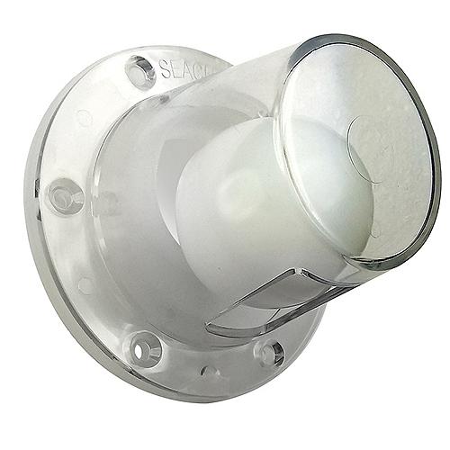 Seachoice Self-Bailing Scupper, Large, Clear, Fits 1.5-3 In. Openings
