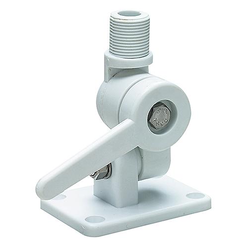 Seachoice 19501 4-Way Nylon Antenna Ratchet Mounting Kit, White Finish