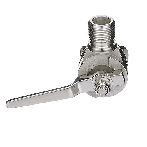 Seachoice 19541 Antenna Rail Ratchet Mount With Heavy-Duty Handle, 316 Stainless Steel