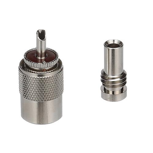 Seachoice 19811 PL259 w/ UG175 Adapter, VHF Cable Antenna Connector