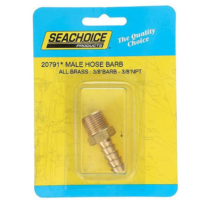 Seachoice Male Hose Barb, 3/8 In. With 3/8 In. Thread