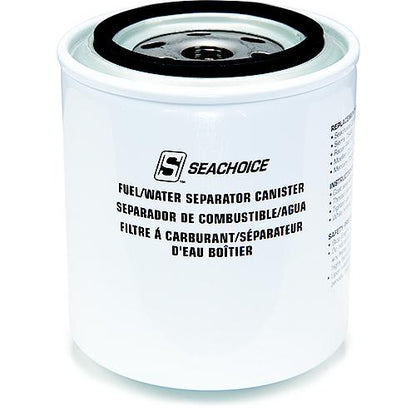 Seachoice 20911 Replacement Fuel/Water Separator Canister, 28 Micron