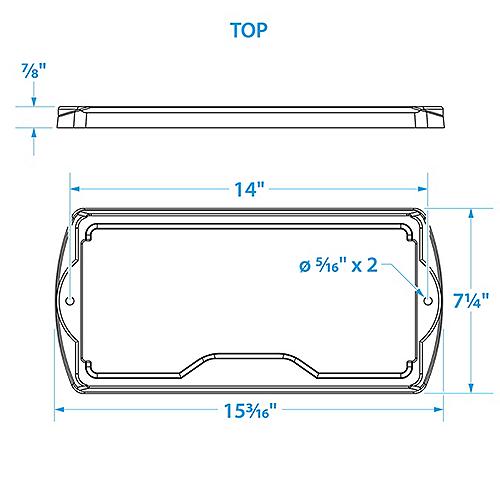 Seachoice Premium Durable Battery Tray, Fits Group 31 Batteries