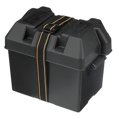 Seachoice USCG-Approved Marine Group 27 Series Standard Battery Box with Strap & Mounting Kit