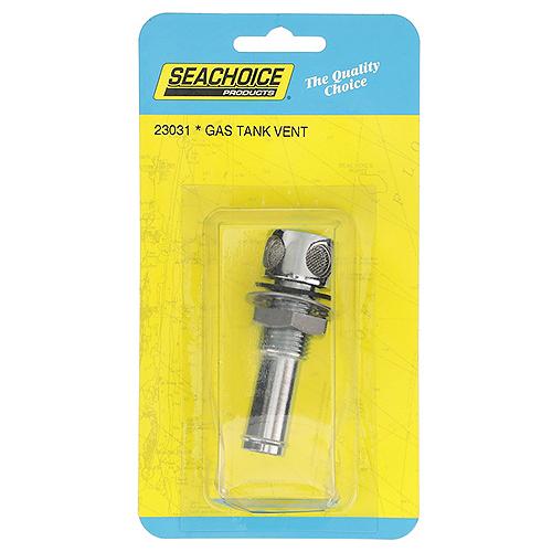 Seachoice Thru Hull Fuel Tank Vent, Chrome-Plated Brass, 5/8 in.