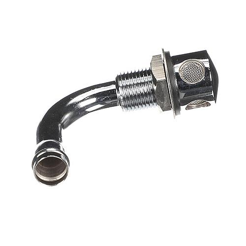 Seachoice Thru Hull Fuel Tank Vent, Chrome-Plated Brass, 5/8 in., 90 Degree