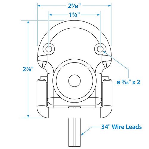 Seachoice Foot Control Switch For Manually Operated Trolling Motors