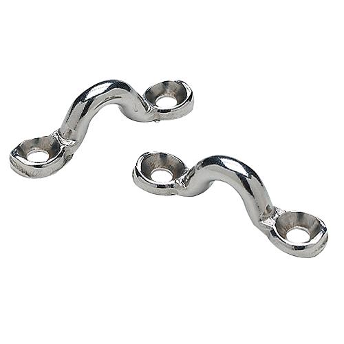 Seachoice 28811 Multi-Purpose Forged Stainless Steel 3/8 In. Eye Straps, Set of 4