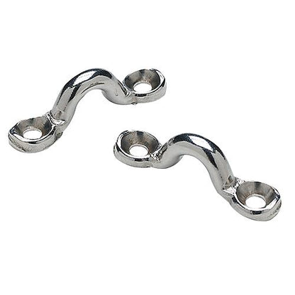 Seachoice 28811 Multi-Purpose Forged Stainless Steel 3/8 In. Eye Straps, Set of 4