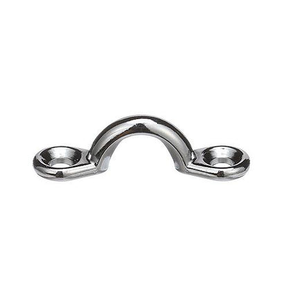 Seachoice 28831 Multi-Purpose Chrome-Plated Zinc 3/8 in. Eye Straps, Set of 4