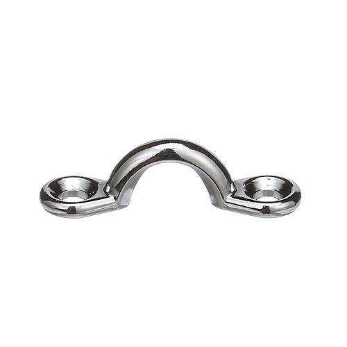 Seachoice 28831 Multi-Purpose Chrome-Plated Zinc 3/8 in. Eye Straps, Set of 4