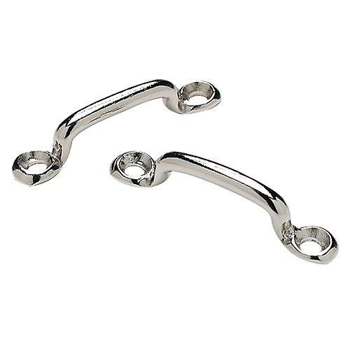 Seachoice 28841 Multi-Purpose Nickel-Plated Brass 1-7/32 In. Eye Straps, Set of 4