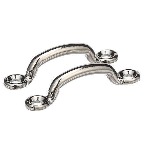 Seachoice 28841 Multi-Purpose Nickel-Plated Brass 1-7/32 In. Eye Straps, Set of 4